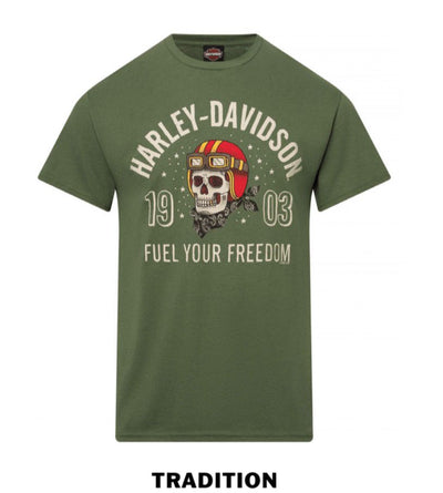 TRADITION MILITARY GREEN T-SHIRT KUWAIT DEALER 25TH ANNIVERSARY