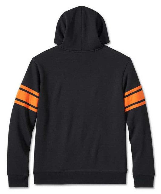 Harley-Davidson® Men's #1 Racing Pullover Hoodie - Black/Orange