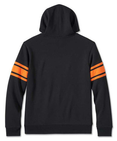 Harley-Davidson® Men's #1 Racing Pullover Hoodie - Black/Orange