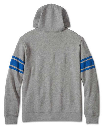 Harley-Davidson® Men's #1 Racing Pullover Hoodie - Heather Gray/Blue