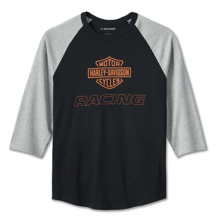 Men's Factory Raglan Tee - Black Beauty