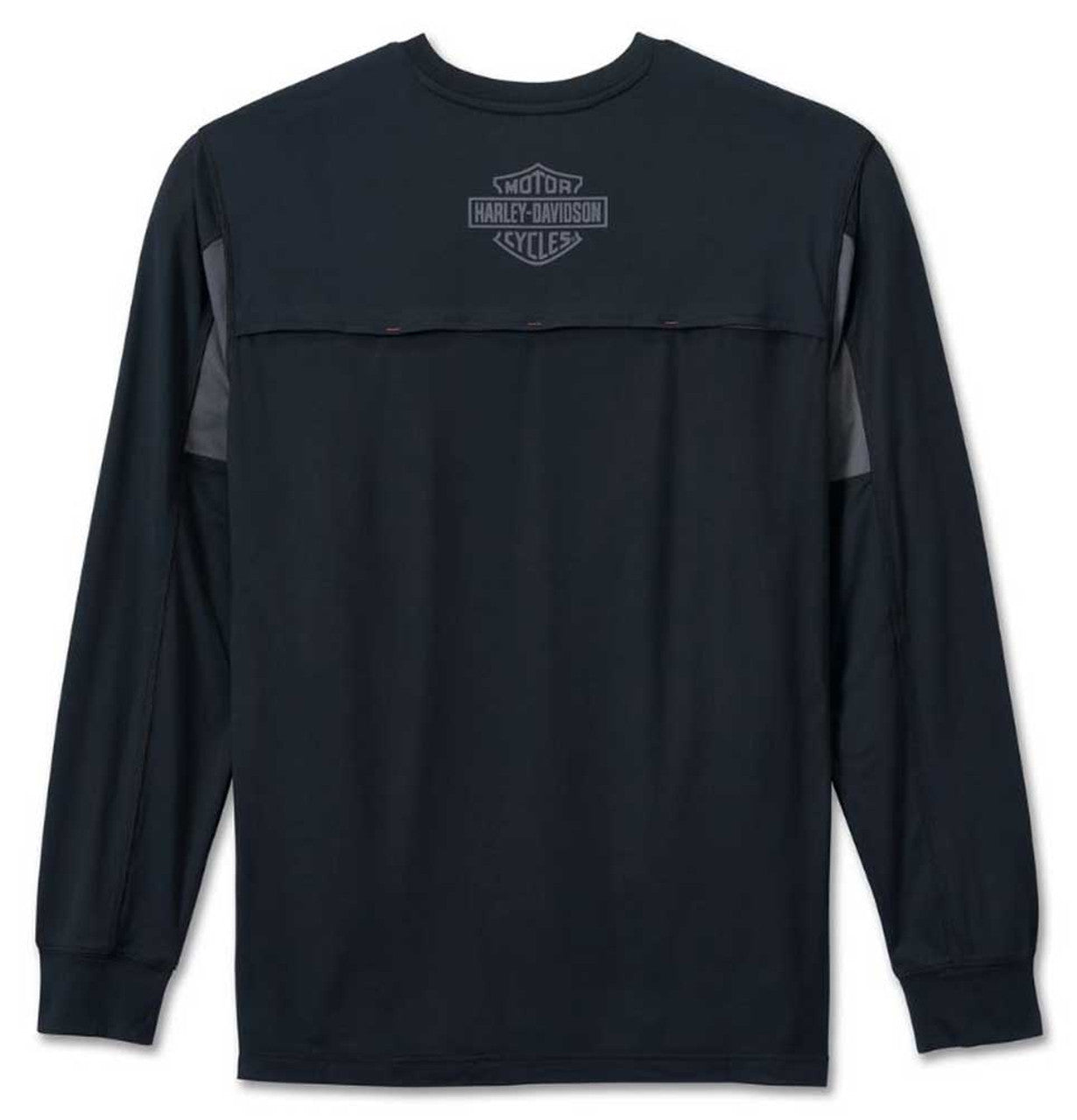 Harley-Davidson® Men's Factory Performance Long Sleeve Tee - Black