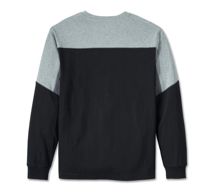 Harley-Davidson Men's Pro Racing Jersey - Colorblock - Grey Heather CL