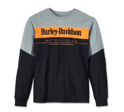 Harley-Davidson Men's Pro Racing Jersey - Colorblock - Grey Heather CL