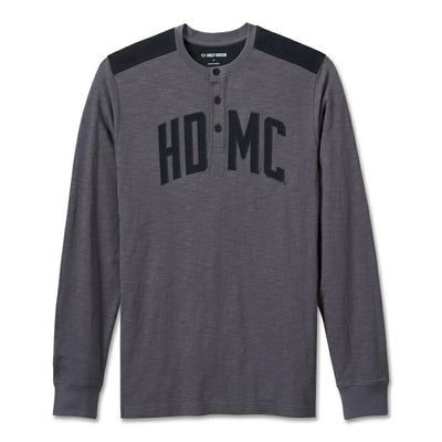 Harley-Davidson Men's HD-MC Long Sleeve T-Shirt Dark Gray