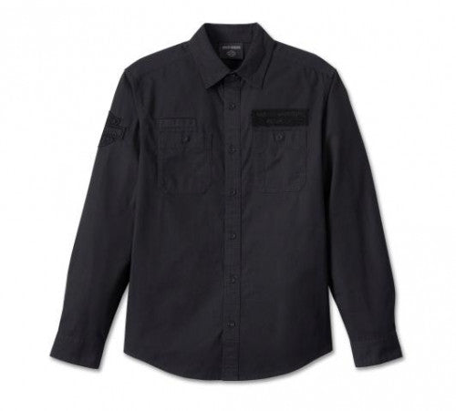 H-D MEN'S PARK SHIRT - BLACK BEAUTY
