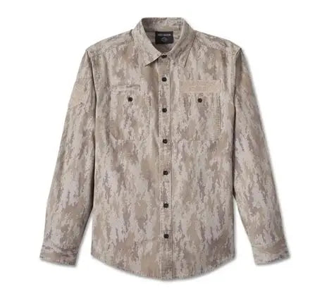H-D MEN'S PARK SHIRT - CAMOUFLAGE