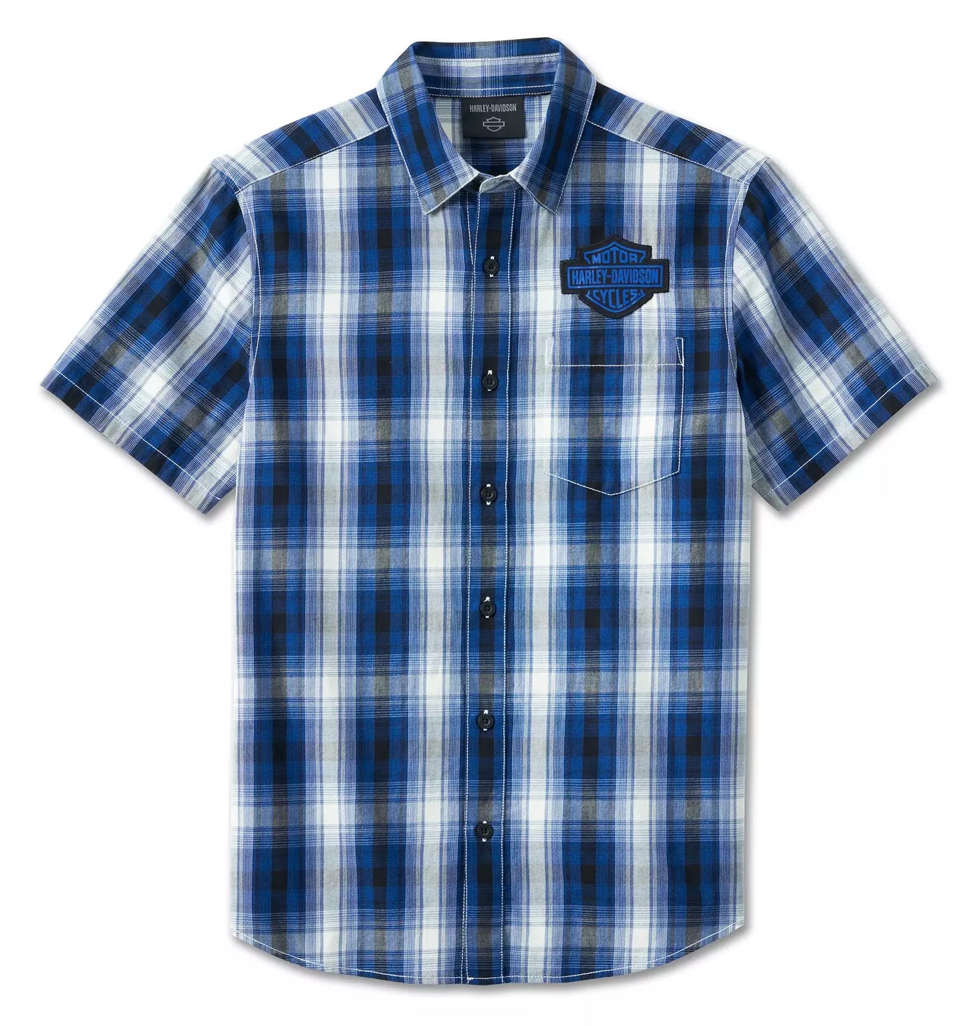Harley-Davidson SHIRT-WOVEN,BLUE PLAID