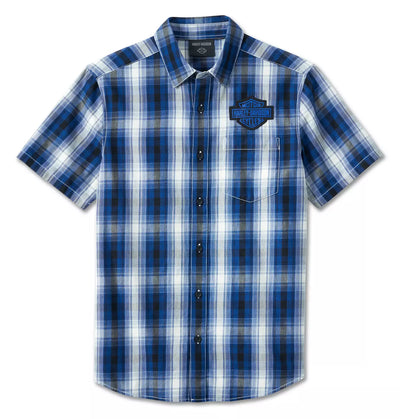 Harley-Davidson SHIRT-WOVEN,BLUE PLAID