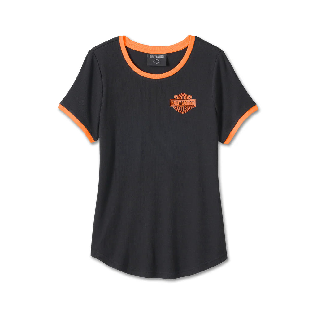HARLEY-DAVIDSON® WOMEN'S SCREAMIN' EAGLE® RINGER TEE