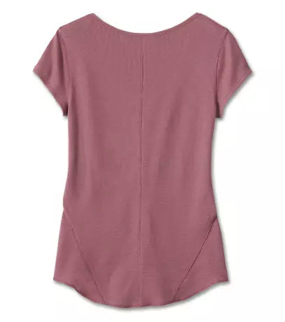 Harley-Davidson women´s Henley Knit Top Cali berry