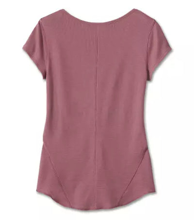 Harley-Davidson women´s Henley Knit Top Cali berry