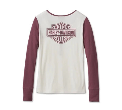 Harley-Davidson Women's Bar & Shield Timeless Henley