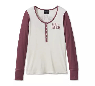 Harley-Davidson Women's Bar & Shield Timeless Henley