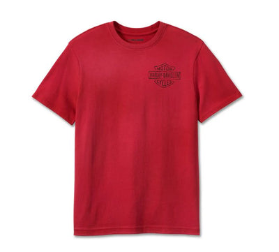 CL Harley-Davidson Men's Eagle Tee Red