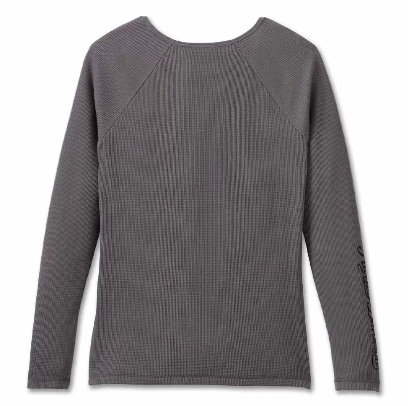 Harley-Davidson Women's Flying Eagle Long Sleeve Thermal Knit Top