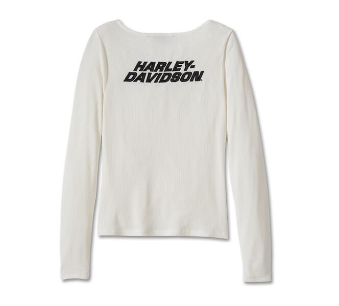 Harley-Davidson Top-Knit, Cloud Dancer