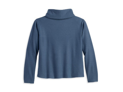 Damen Pulli Blue Knit