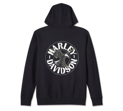 Men's Spirit of Freedom Zip-Up Hoodie - Harley Black