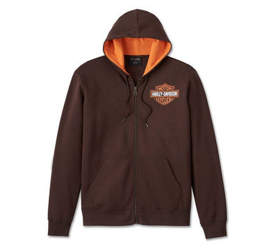 Men's Spirit of Freedom Zip-Up Hoodie - Java