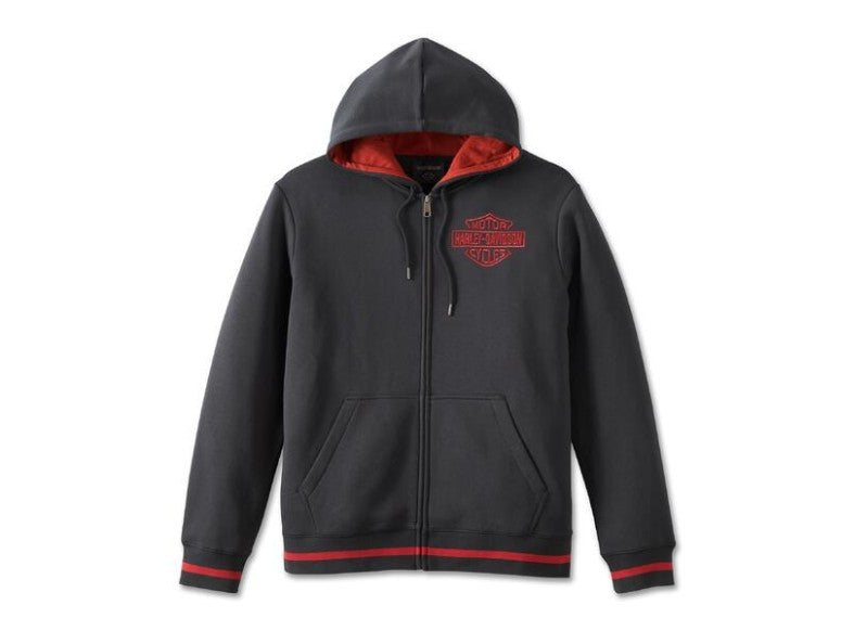 Men Zip Hoodie "Bar&Shield United