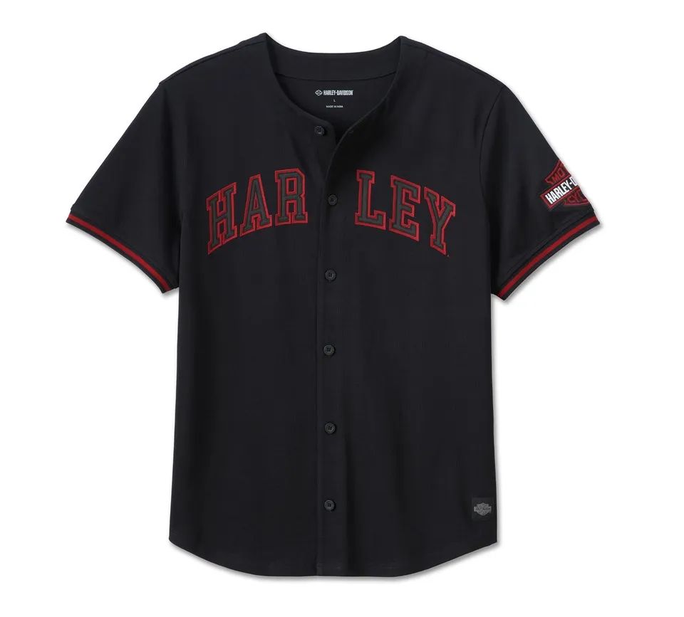 Men's Hometown Baseball Shirt - Black Beauty 96800-23VM
