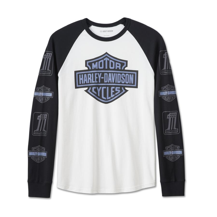 Men's Bar&Shield LS Raglan Long Sleeve T-Shirt Genuine