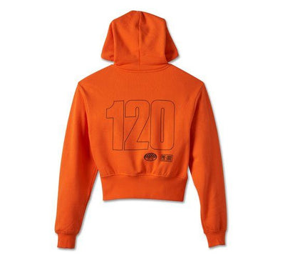 Women's 120th Anniversary Zip Front Hoodie - Harley Orange