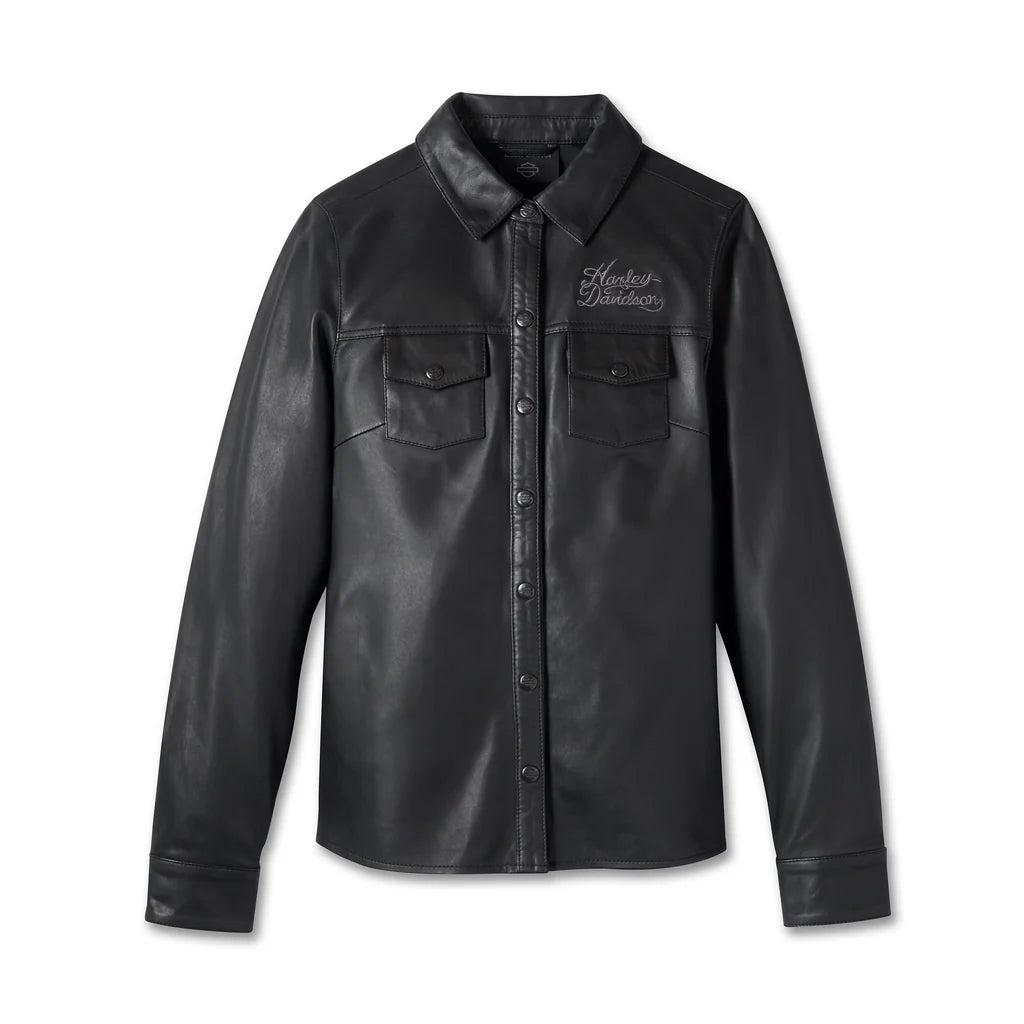 HARLEY-DAVIDSON® WOMEN'S EAGLE LEATHER SHIRT