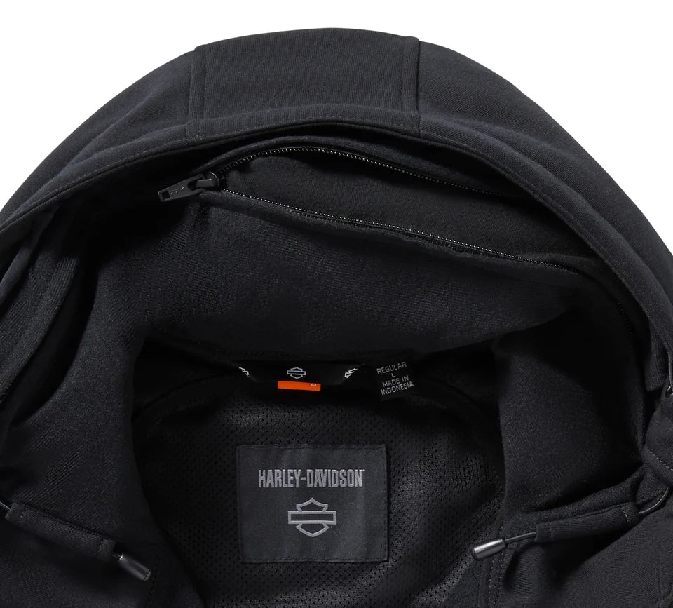 Men's H-D® Breakout Deflector 2.0 Hooded Riding Fleece