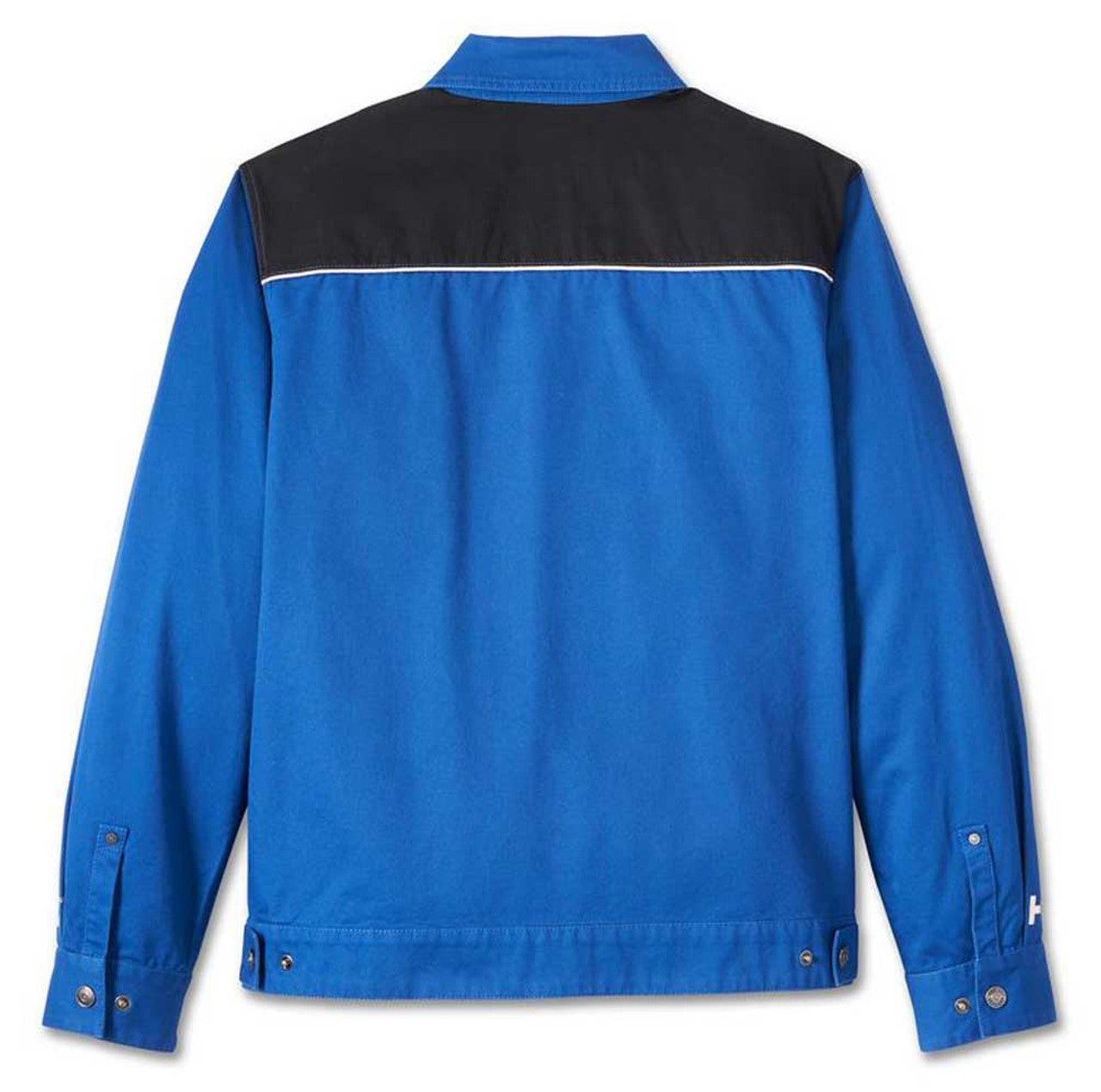 Harley-Davidson® Men's #1 Logo Casual Work Cotton Jacket - Blue
