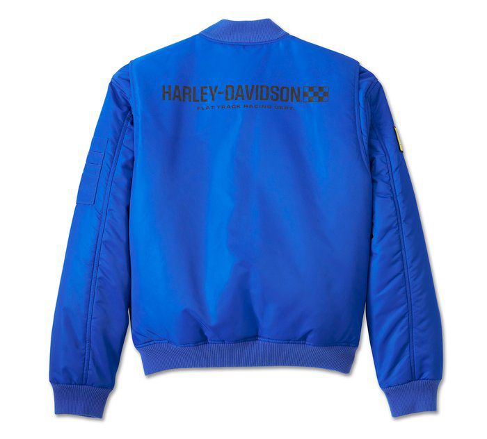 Men's At the Crank Bomber Jacket - Lapis Blue