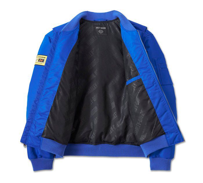 Men's At the Crank Bomber Jacket - Lapis Blue