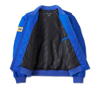 Men's At the Crank Bomber Jacket - Lapis Blue