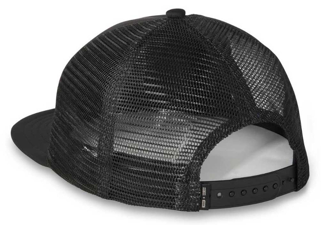 Harley-Davidson® Men's #1 Racing Trucker Baseball Cap - Black