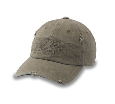 Men's Flying Lap Distressed Stretch-Fit Cap - Grape Leaf