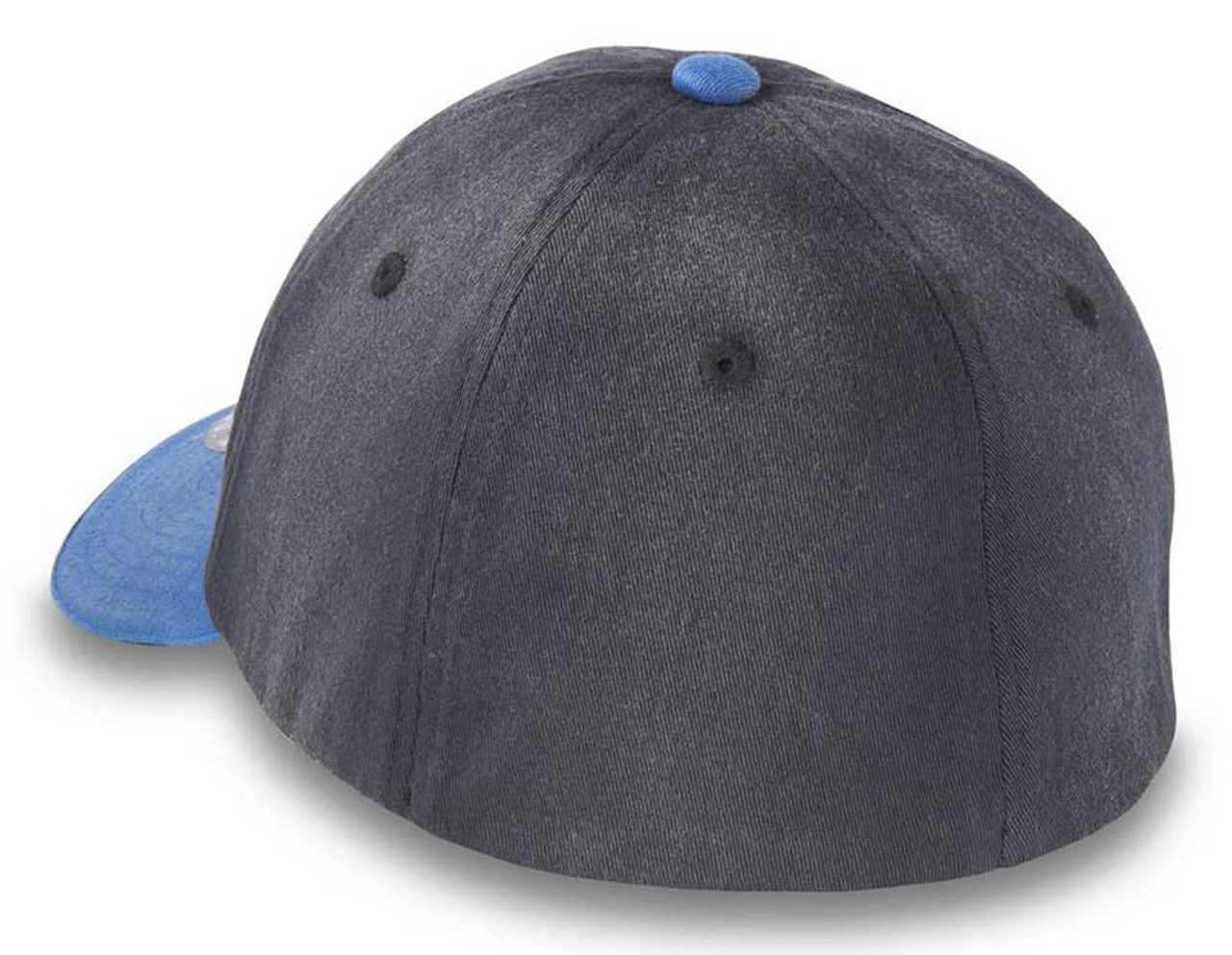 Harley-Davidson® Men's Reflective #1 Fitted Baseball Cap - Black/Blue