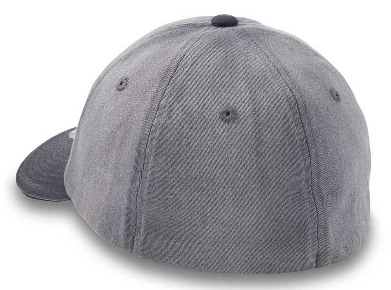 Harley-Davidson® Men's Reflective #1 Fitted Baseball Cap - Black/Gray