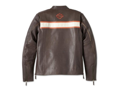 Men leather jacket "Victory Lane II"