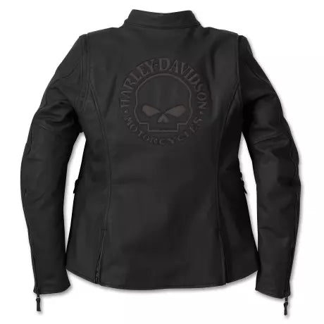 Harley-Davidson women´s Leather Jacket Moxie Willie G Laced black