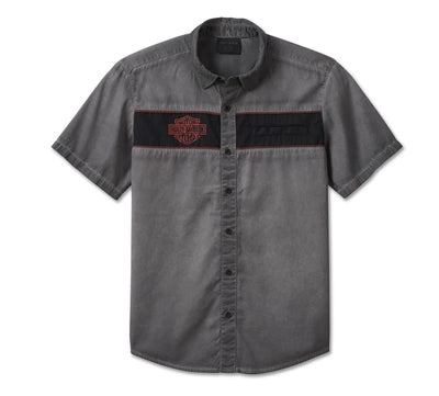 Men's Iron Bond Shirt Black Asphalt