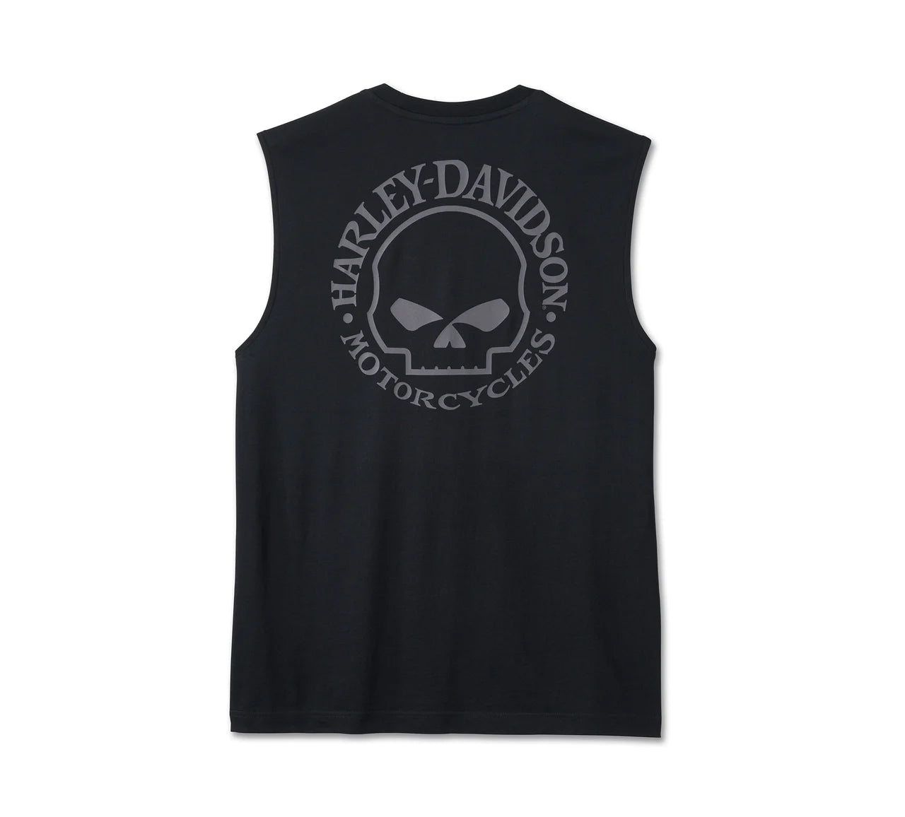 Men's Willie G Skull Muscle Tee - Black Beauty