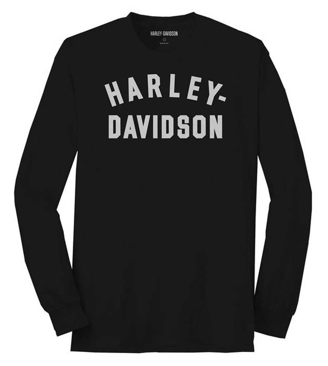 Harley-Davidson® Men's Staple H-D Long Sleeve Cotton Tee - Black