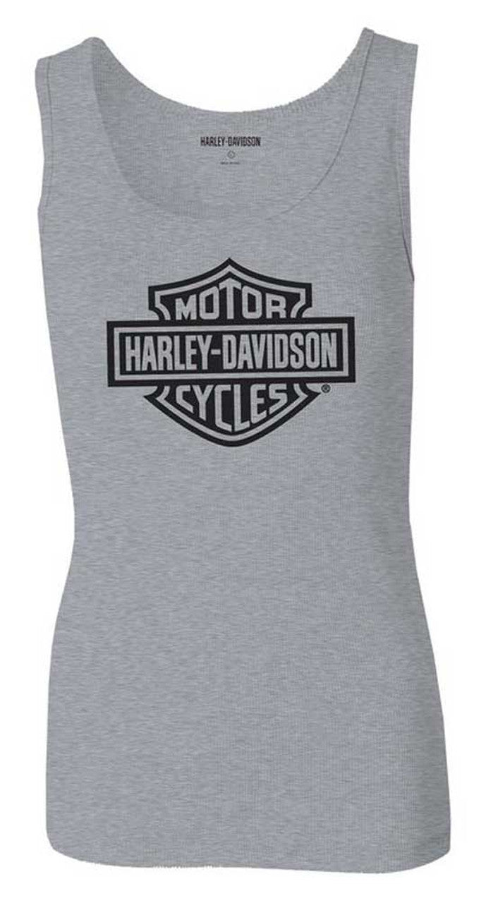 Harley-Davidson® Women's Ultra Classic B&S Sleeveless Tank Top, Gray