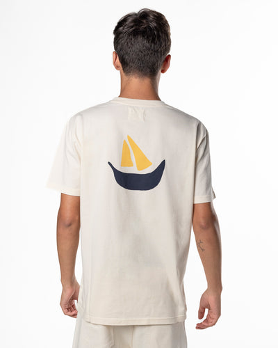 DANTAS Boat Ecru T-Shirt
