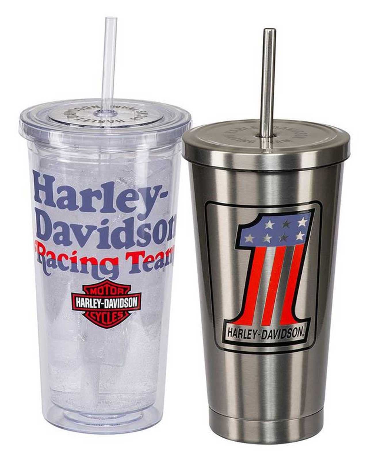 Racing Tumbler Set, Double-Wall Stainless Steel- 16 oz. & 18 oz. HDL-18618