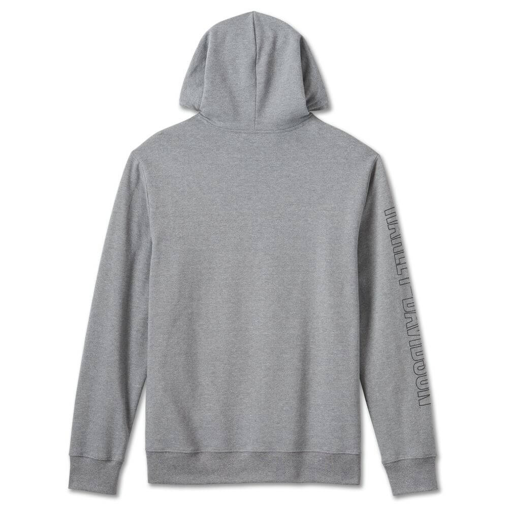 Harley-Davidson Men's Bar & Shield Hoodie Grey