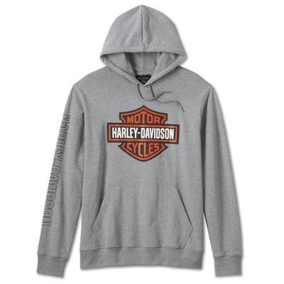 Harley-Davidson Men's Bar & Shield Hoodie Grey