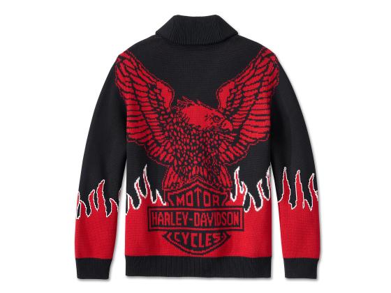 HARLEY-DAVIDSON® MEN'S EAGLE CARDIGAN