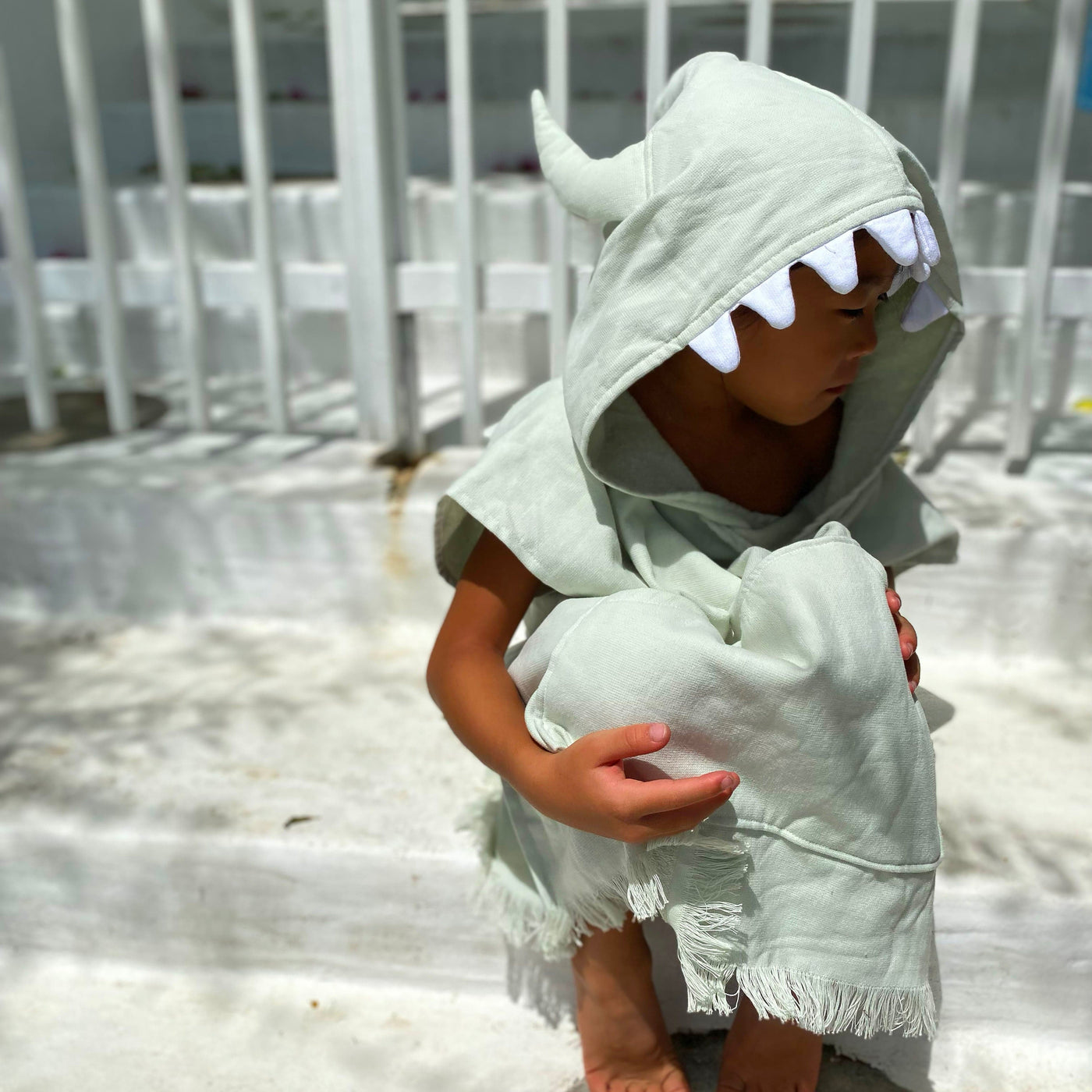 Beach Hooded Towel Monster